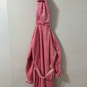 Pink Juicy Couture Hooded Plush Robe